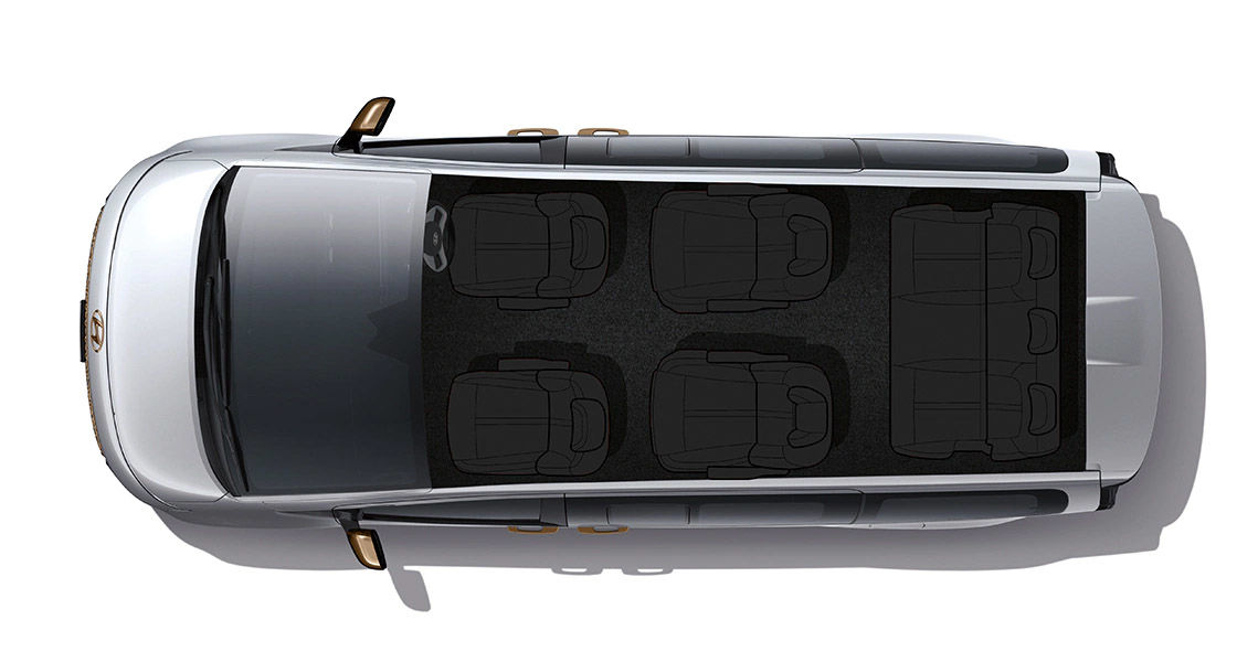 Hyundai Staria yang dilengkapi dengan kursi/jok captain seat menjadikannya sebuah MPV premium